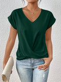 Dames T-shirt Sweetheart Hals Zomer Comfort – Alviera