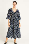 Bohemian Maxi Jurk met V-hals voor Dames – Luna
