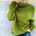 Effen Groene Coltrui voor Stijl en Comfort - Celine