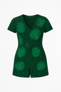 Zomer romper met bloemenprint en stippen – Alina