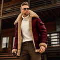 Heren leren jas voor herfst en winter met tijdloze look – Eryx