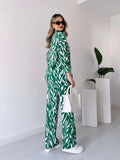 Luxe dames set met zachte stof en chique flair – Elurea