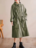 Elegante lange trenchcoat voor dames – Sophie