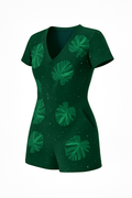 Zomer romper met bloemenprint en stippen – Alina