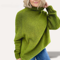 Effen Groene Coltrui voor Stijl en Comfort - Celine