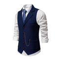 Elegant heren vest met reverskraag – Florian