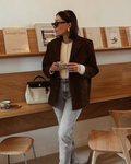 Vintage Suède Blazer voor Dames – Elvira