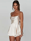 Geribbelde dames mini jurk met elegante pasvorm – Mila