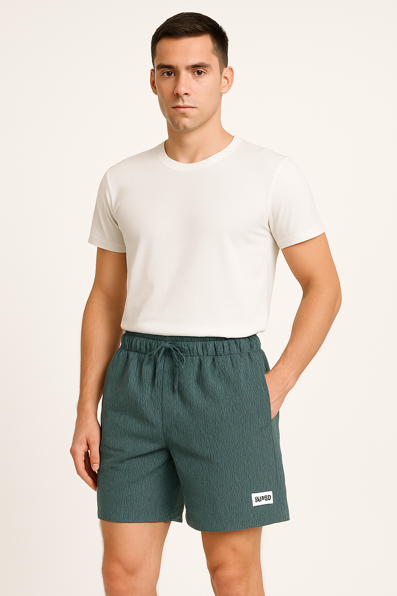 Linnen Katoen Heren Shorts Ademend Zomerlicht – Novoro