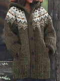 Noors Gebreide Cardigan met Comfortabele Pasvorm – Liv
