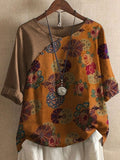 Bloemen Blouse Dames Zomer Loose Fit Maatkeuze – Aluretta