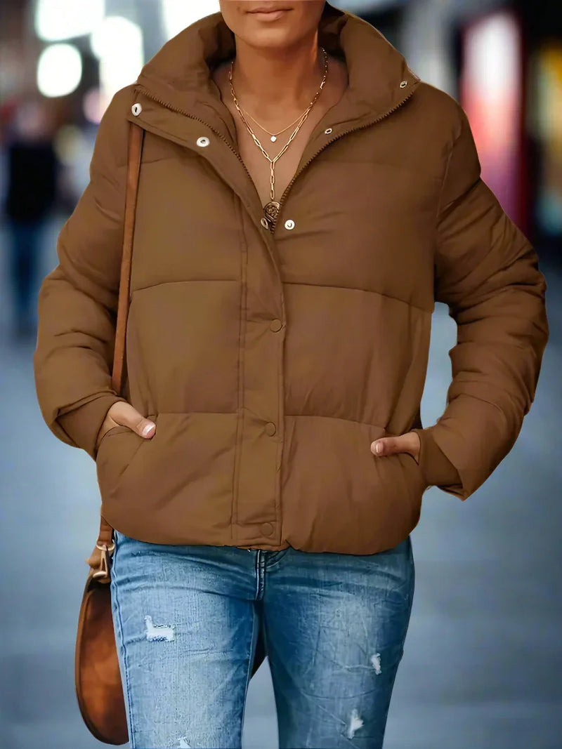 Elegante dames winterjas met strakke pasvorm – Liv