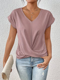 Dames T-shirt Sweetheart Hals Zomer Comfort – Alviera