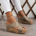 Comfortabele orthopedische wedgesandalen voor dames - Elvora