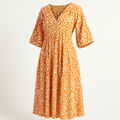 Bohemian Maxi Jurk met V-hals voor Dames – Luna