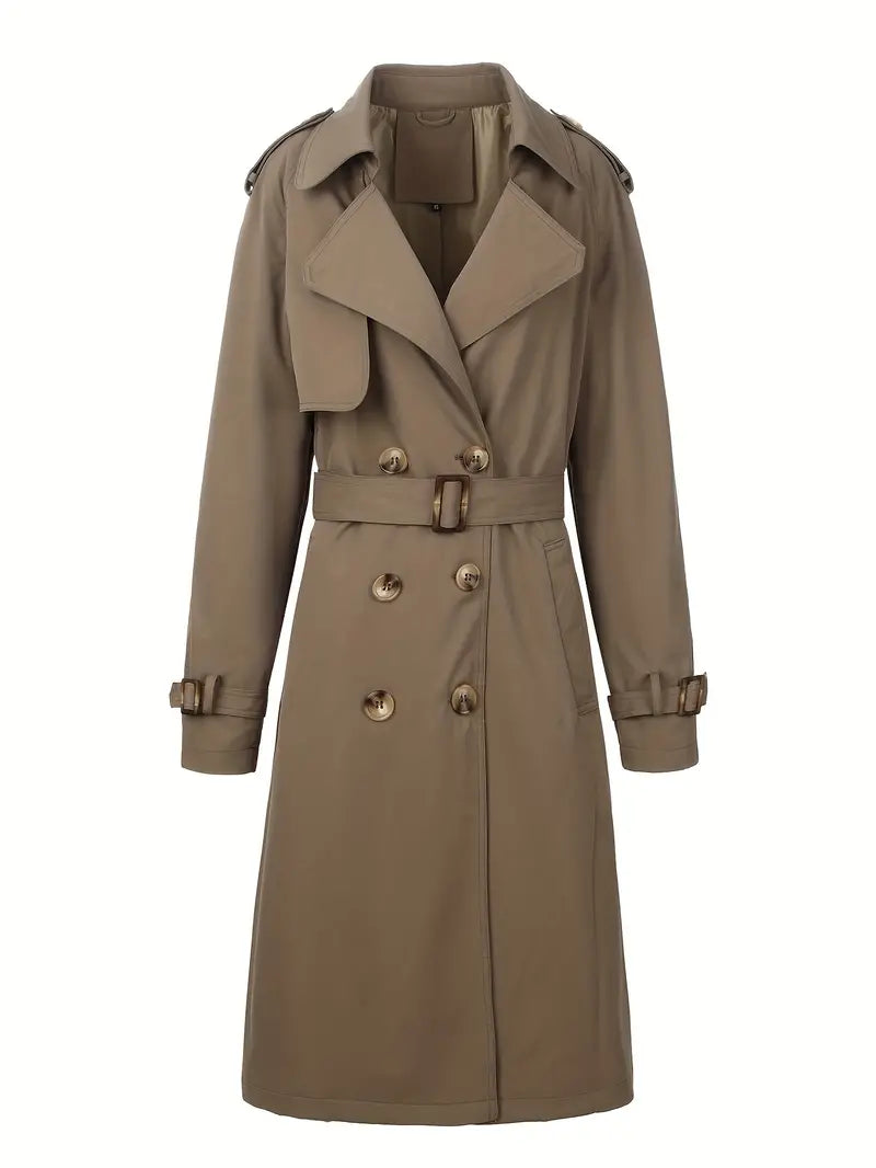 Elegante dames trenchcoat met ceintuur – Yara