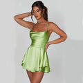 Elegante Satijnen Mini Dress - Satin Siren Mini Jurk