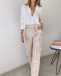 Twee-Delige Dames Set Comfort Chic Stijl – Valerisso