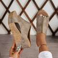 Comfortabele orthopedische wedgesandalen voor dames - Elvora