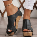 Comfortabele orthopedische wedgesandalen voor dames - Elvora