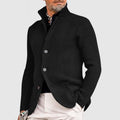 Heren cardigan met knopen en klassieke regular fit – Lucien