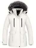 Stijlvolle dames winterjas met warme voering – Evelyne