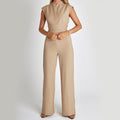 Zomerse mouwloze jumpsuit met flair – Elin