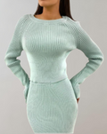Chic en Comfortabel: Gebreide Tweedelige Set – Ella