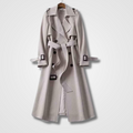 Waterafstotende elegante trenchcoat voor dames – Olivia