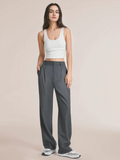 Oversized wijde broek met elastische taille – Mila