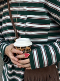 Dames oversized gestreepte top met lange mouwen – Eva