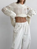Hoge taille witte broek met rechte pijpen – Sophie