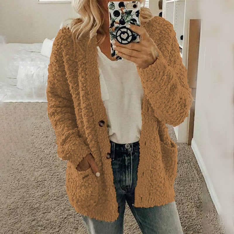 Zachte damestrui met luxe warme stof – Noëlle