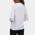 Effen Blouse met Elegante Pasvorm – Noa