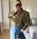 Tijdloos navy bomberjack voor dames – Sophie