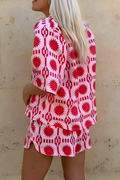 Zomerse dames set met print en oversized pasvorm – Sorella