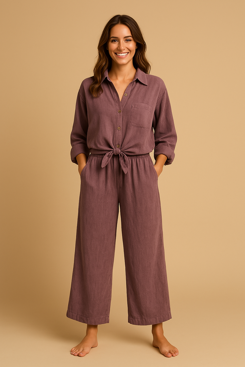 Tweedelige Dames Set met Losse Pasvorm – Lumi