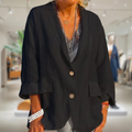 Dames zomerjas linnen licht stijlvol comfortabel – Linaya