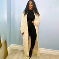 Relaxed Long Cardigan with Cozy Fit – Alvina