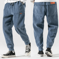 Heren corduroy joggers met zachte pasvorm – Elias