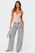 Jeans Met Strikdetail Voor Trendy Dagen – Femke