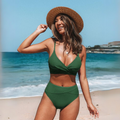 Hoge Taille Bikiniset met Luxe Details en Perfecte Fit – Solenya