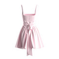 Mini Jurk met Roze Strik – Emi