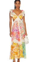 Zomerse bloemenjurk voor dames met elegante snit – Fleur