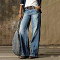 Dames Wijde Pijpen Jeans - Versia