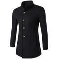 Heren Slim-Fit Winterjas met Staande Kraag - Eduard