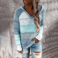 Patchwork Sweater met Capuchon en Kleurrijk Design – Emma