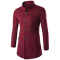 Heren Slim-Fit Winterjas met Staande Kraag - Eduard