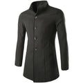 Heren Slim-Fit Winterjas met Staande Kraag - Eduard