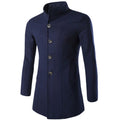 Heren Slim-Fit Winterjas met Staande Kraag - Eduard